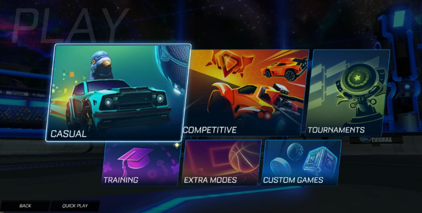 Image of the Play Menu